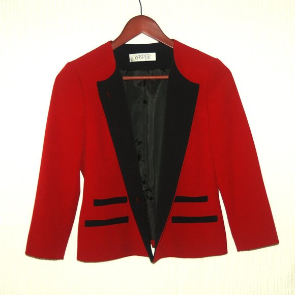 Kasper Button Front Blazer Size 6 - Picture 2 of 7